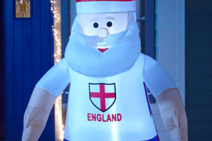 Is Santa an England fan? You can decide