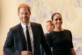 Prince Harry, Duke of Sussex and Meghan, Duchess of Sussex, have decided to give prince and princess titles to their children, Archie and Lilibet - Credit: Getty Images
