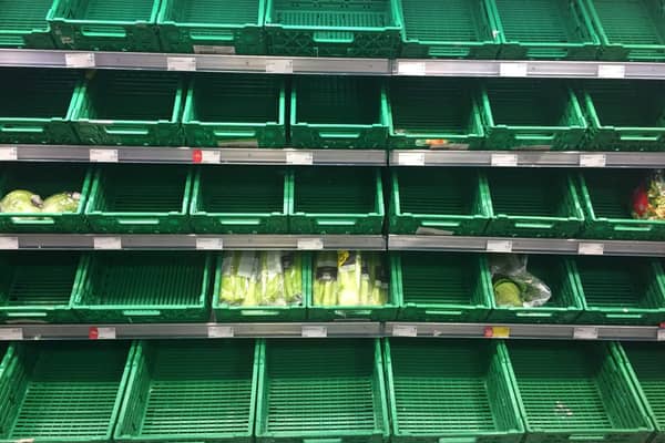 Supermarkets have been hit by shortages across the UK. (Photo: Shutterstock)