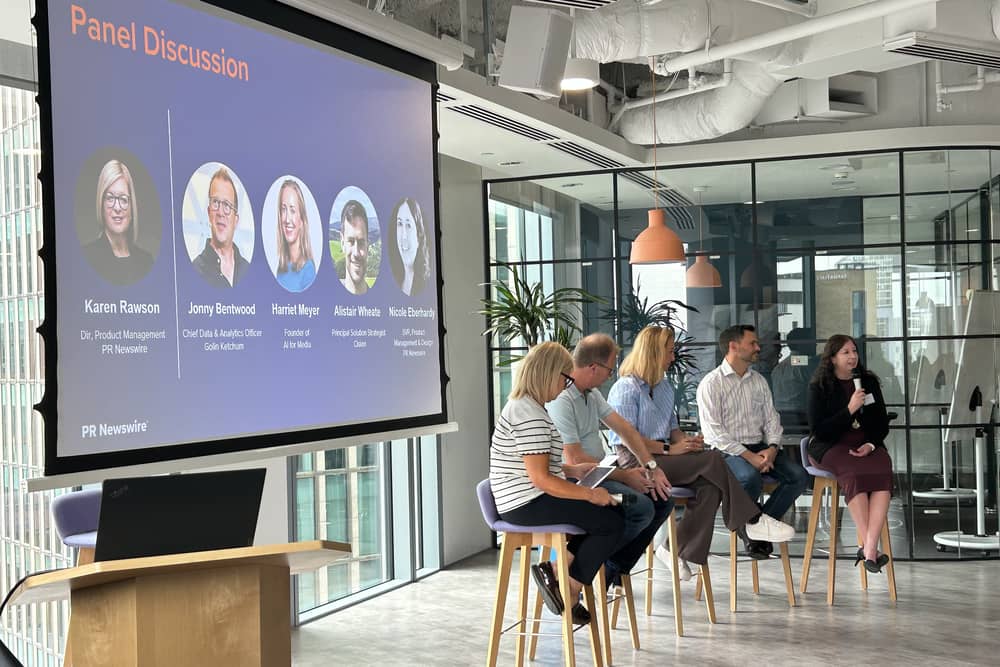 The event was held in PR Newswire's office in London