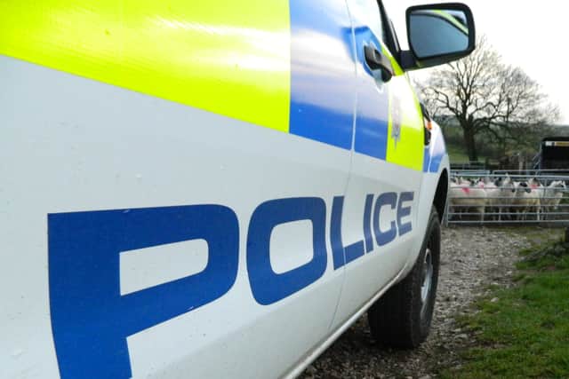 Police out in the countryside