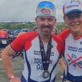 Triathletes Gav Toulson and Helen Crossley travelled to Barry Island for the SWYD event.