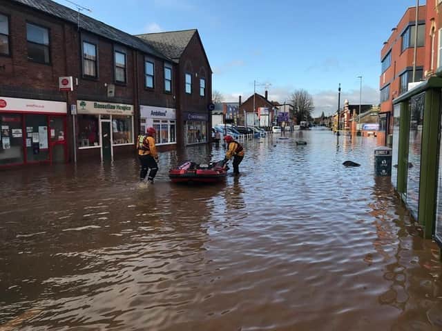 Flooding in Worksop