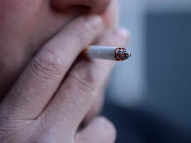 More than 8,000 people were hospitalised with smoking-related illnesses in Nottinghamshire last year. Photo: Jonathan Brady