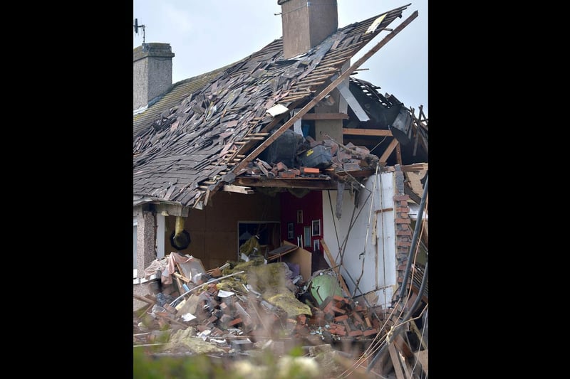 “A major incident has been declared after we (were) called to terraced houses on Mallowdale Avenue. It has been reported that there has been an explosion at a property and firefighters are searching the collapsed property,” it said.