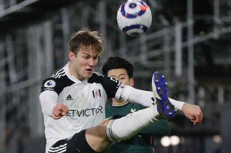 Tottenham want to sign Denmark international centre-back Joachim Andersen who has impressed on loan at Fulham this season from Lyon. Photo by KIRSTY WIGGLESWORTH/POOL/AFP via Getty Images. (Sky).