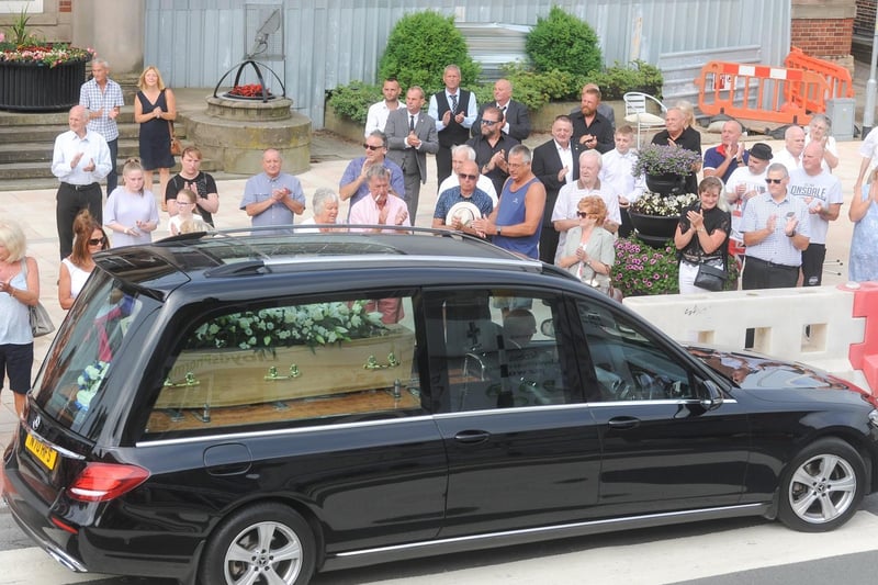 Padiham turned out in force for the funeral of Bob Clark who was much loved and respected