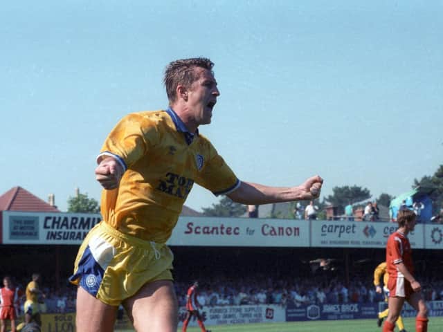Enjoy these photo memories from Leeds United's promotion victory at Bournemouth in May 1990.