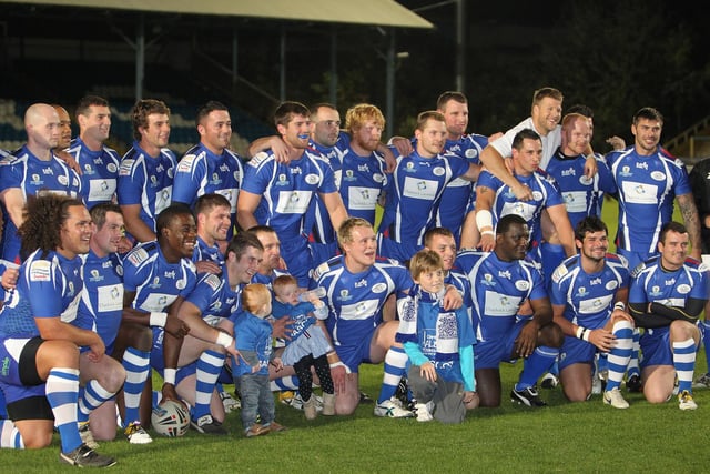James Haley's testimonial match saw a Halifax RLFC Select side take on Burleigh Bears at the Shay. Pic: Bruce Fitzgerald