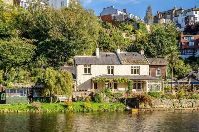 The Indigo Mill is a large, three-bedroom house overlooking the River Nidd in Knaresborough's sought-after and much-loved waterside area.