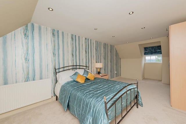 One of the very spacious double bedrooms