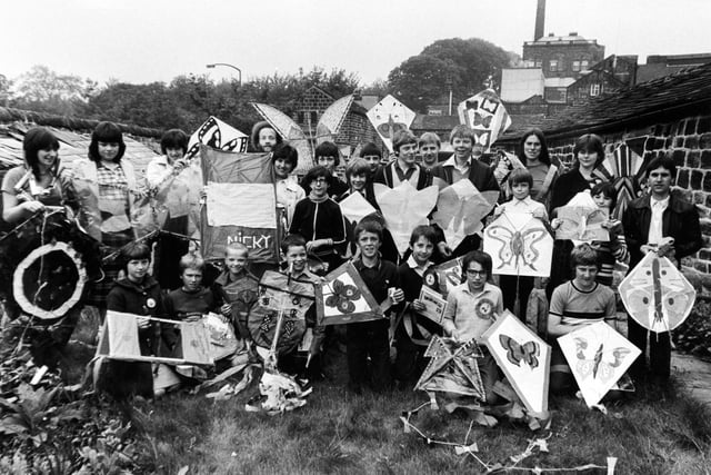 A competition to design a kite proved popular at Hollybush Farm Conservation Centre in June 1982. Lee Doyle, a pupil of Sandford Middle School, won first prize in the U-11s section. His brother, David, took second prize in the over 11s section, which was won by Robert Kelso.