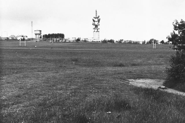 Low farm sports ground at Cookridge in July 1982.