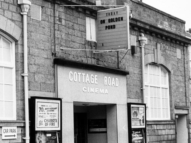 Cottage Road Cinema in July 1982. It was celebrating 70 years of silver screen entertainment.
