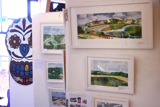 Hassocks Artists Exhibition 2021 was held in the Shering Suite at Downlands Community School on Saturday and Sunday (October 2-3). Picture: Dinah Beaton.