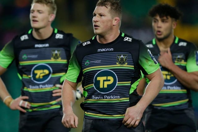 Gold was at a premium in this 2017-18 cup shirt, worn here by a proper Saints legend Dylan Hartley