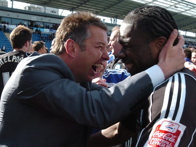 “Congratulations Darren on 500 games at Posh. As a player, he was a manager you wanted to run through brick walls for. He filled you with confidence going on to the pitch and protected you off of it.
“His attention to detail was second to none and he is by far the best manager I had the pleasure of playing for. You can see by the style of football his teams play that tactically he is brilliant. This is backed up by four promotions in his time at Posh. My only surprise is that he’s not managing in the Premier League because he is that good in my opinion.”
