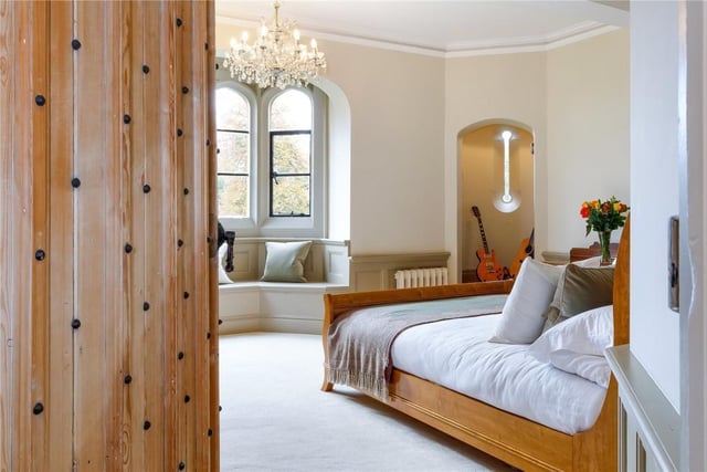 One of the bedrooms. Photo by Savills