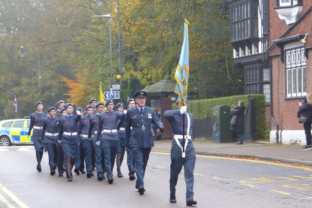 Remembrance parade in Tring