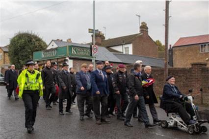 Hundreds of people celebrated Remembrance Sunday in Berkhamsted