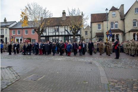 Remembrance Parade in Berkhamsted