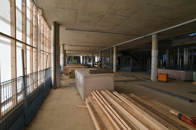 The interior of the under-construction ARU Peterborough in Bishop's Road. EMN-211122-115229009