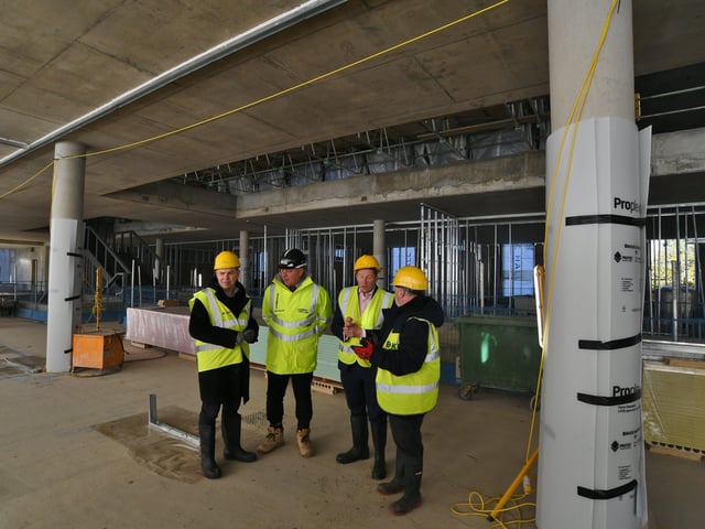 Construction of the first phase of the Peterborough university is well under way. EMN-211122-115218009