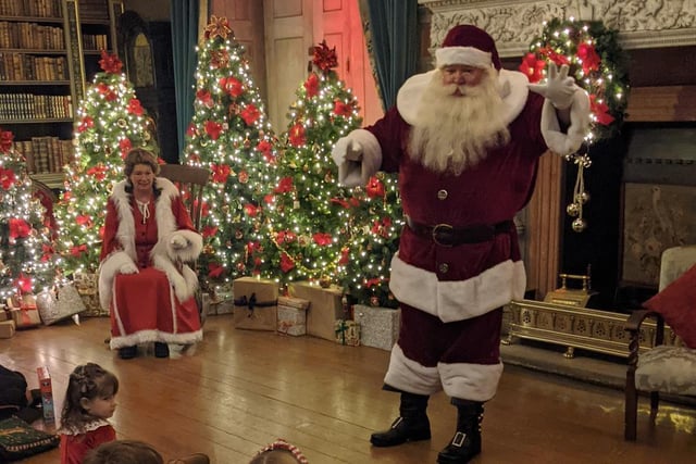 Stories with Santa at Warwick Castle.