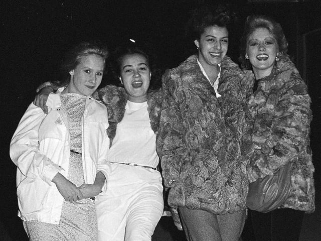 The girls on the town.