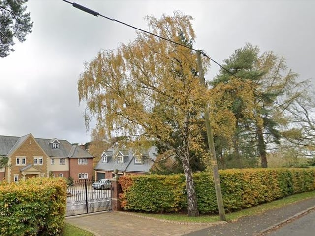 Featuring as the Church Brampton area's second appearance in Northampton's most expensive properties, Sandy Lane's houses cost an average of £1,008,750 across four houses sold. The street runs to the north and west of Northamptonshire County Golf Club.