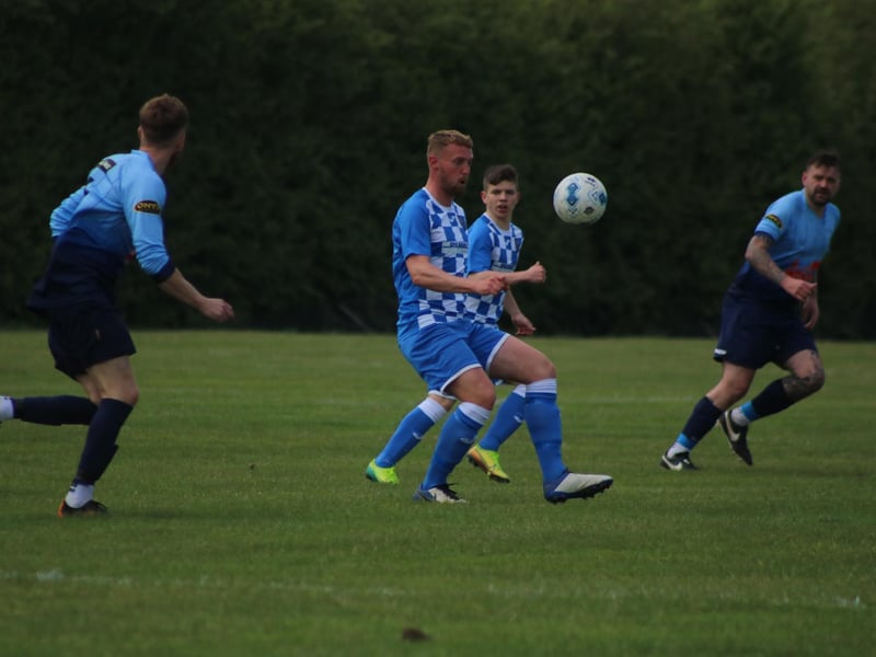 Louth Town v Nettleham action. Photo: Oliver Atkin