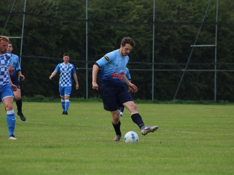 Louth Town v Nettleham action. Photo: Oliver Atkin