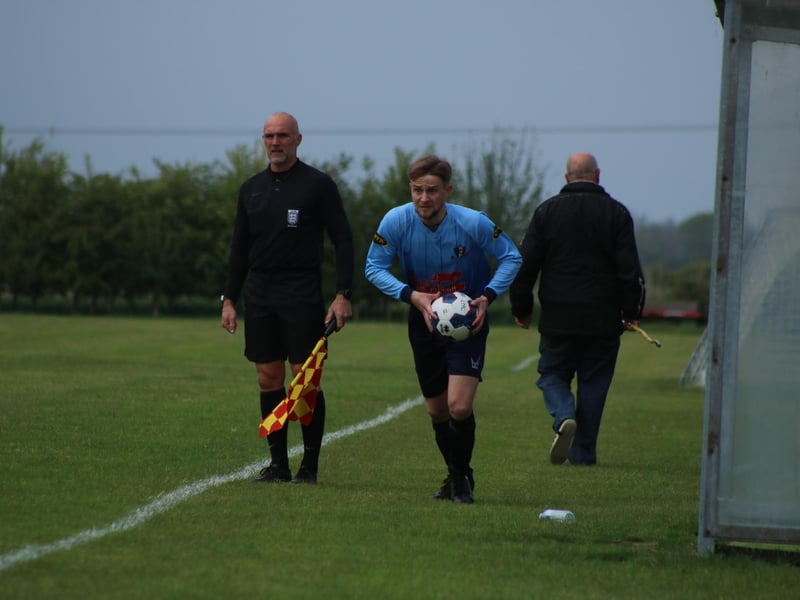 Louth Town v Nettleham action. Photo: Oliver Atkin