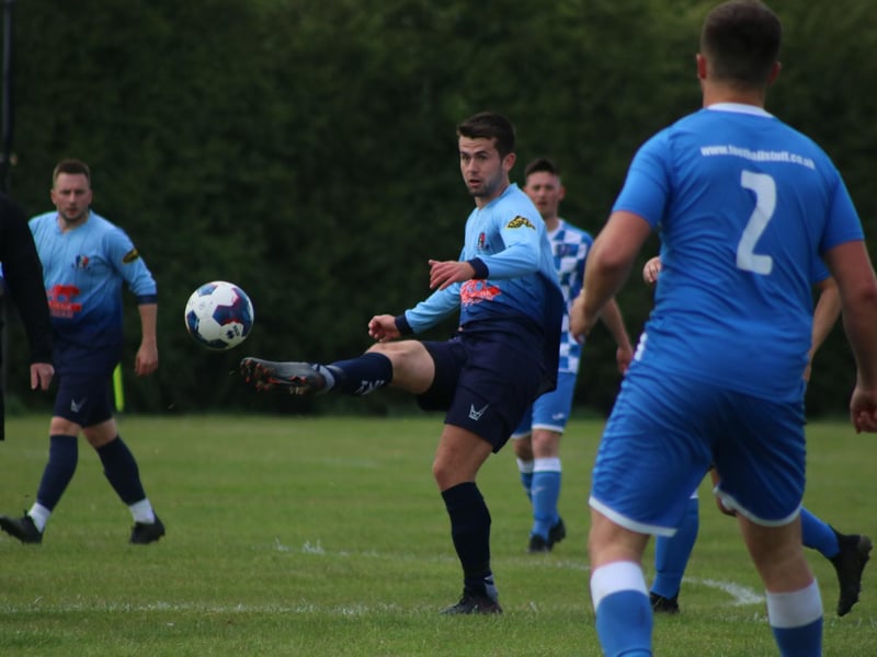 Louth Town v Nettleham action. Photo: Oliver Atkin