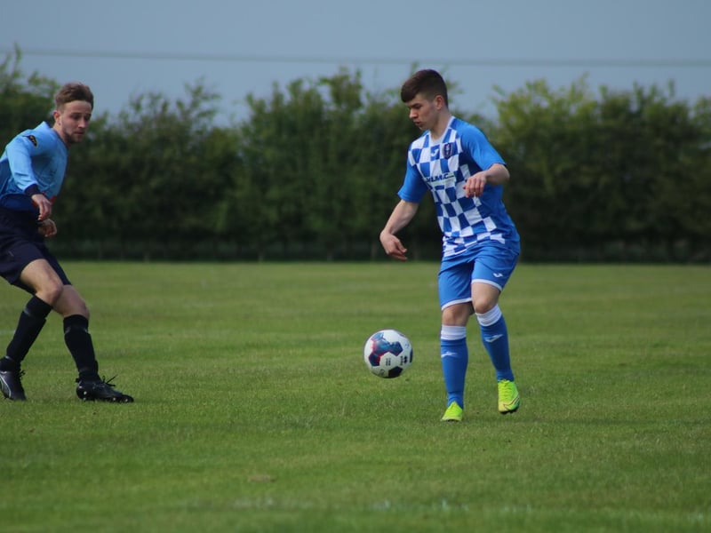 Louth Town v Nettleham action. Photo: Oliver Atkin
