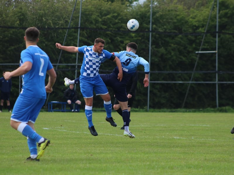 Louth Town v Nettleham action. Photo: Oliver Atkin
