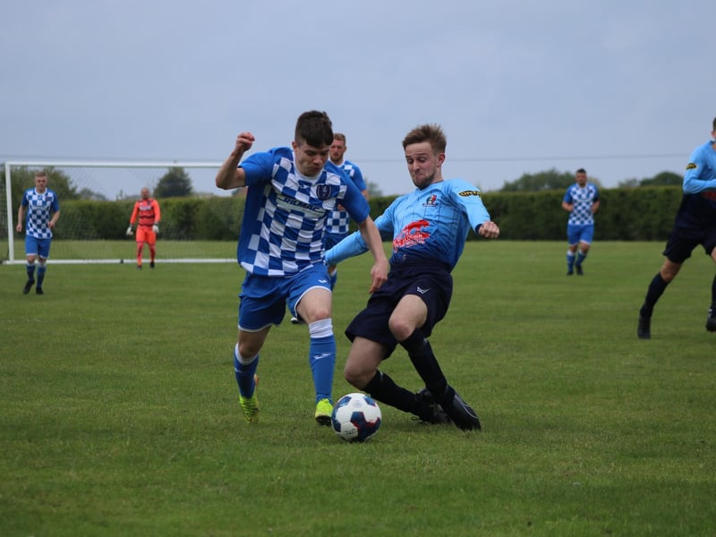 Louth Town v Nettleham action. Photo: Oliver Atkin
