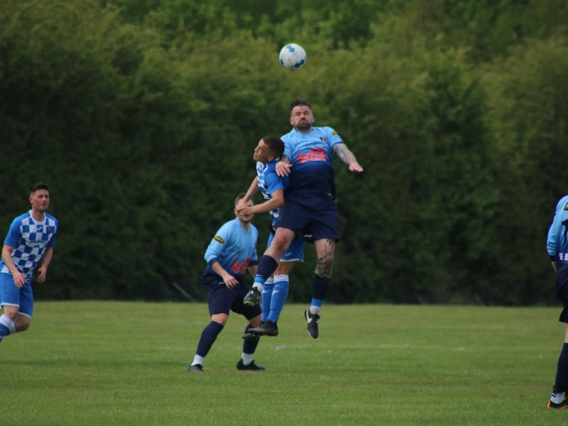 Louth Town v Nettleham action. Photo: Oliver Atkin