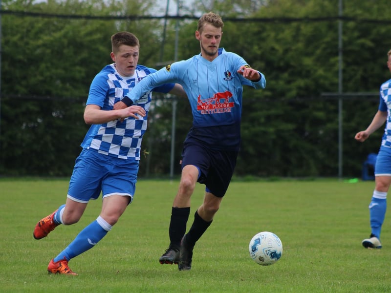 Louth Town v Nettleham action. Photo: Oliver Atkin