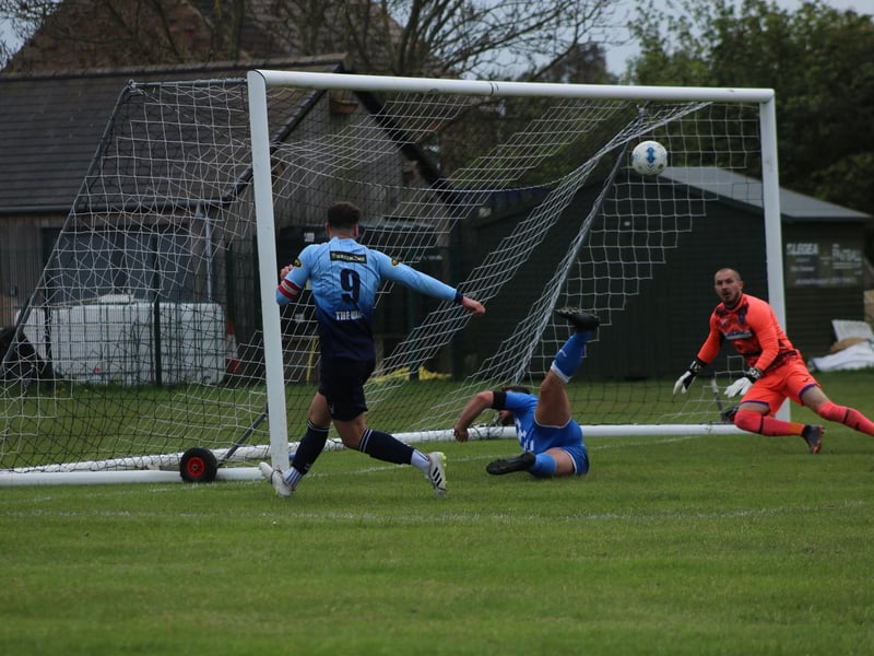 Louth Town v Nettleham action. Photo: Oliver Atkin