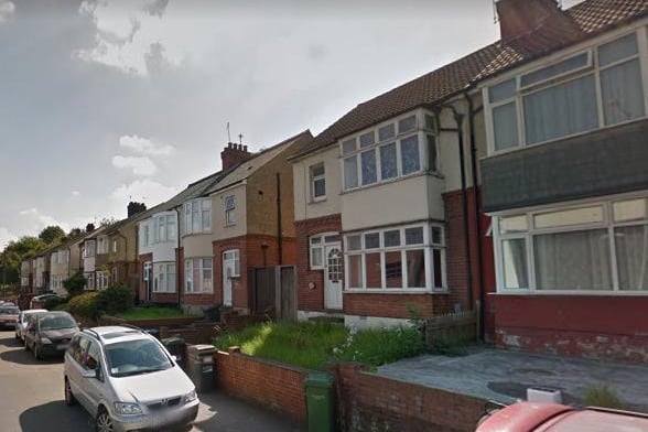 Dallow Road has seen rates of positive Covid cases decrease from 44 per 100,000 people on May 1 to 0-2 on May 8. PHOTO: GOOGLE
