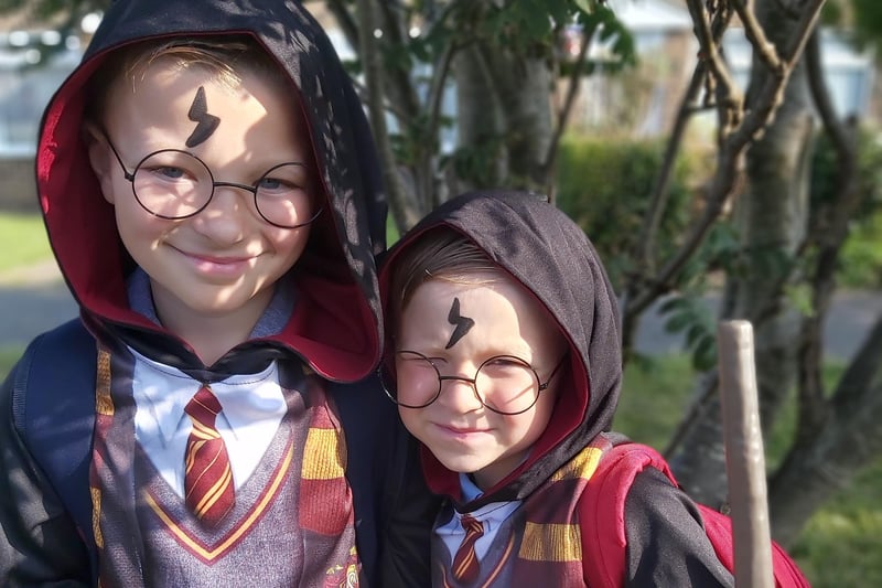 Pupils dressed up for the two-day Harry Potter Extravaganza event