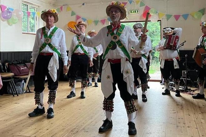 Morris Dancers entertained the guests