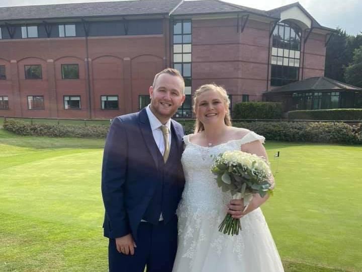 The due celebrated their special day on July 24 after a postponement from last year at De Vere Staverton estate in Daventry.