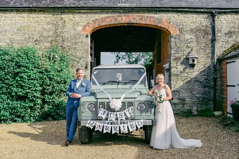 The couple married on June 26. The reception was held at Hill Farm in Brigstock and after a lot of panicking before the event. But it went smoothly, and everyone had an amazing day.