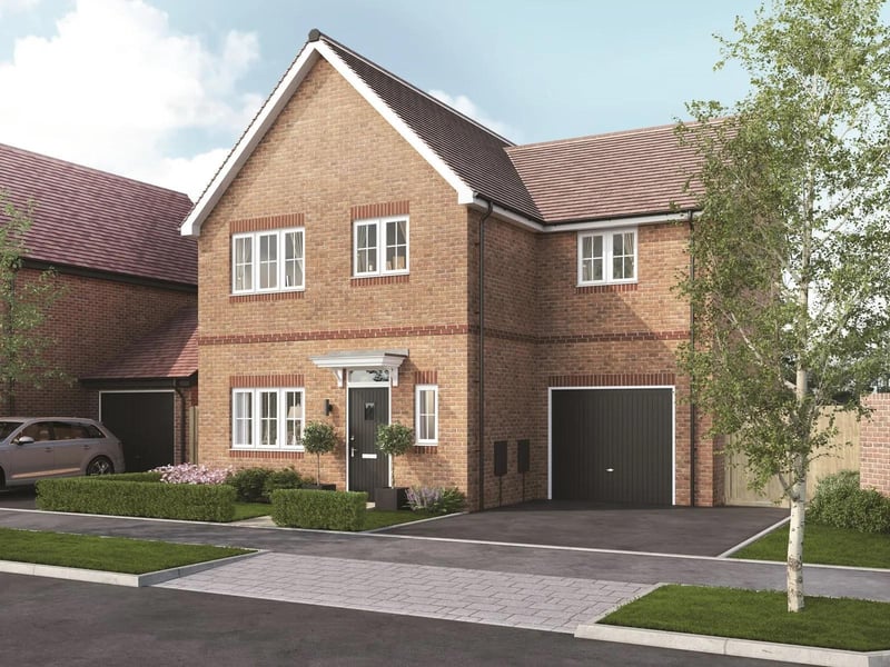 This four bed detached house 'Kopfield' at Hayley Road in Lancing is on the market for £520,000