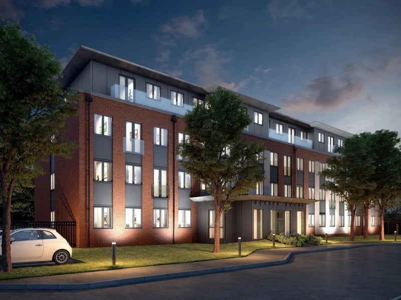 A one bedroom apartment at East Park, Crawley is on the market at £200,000