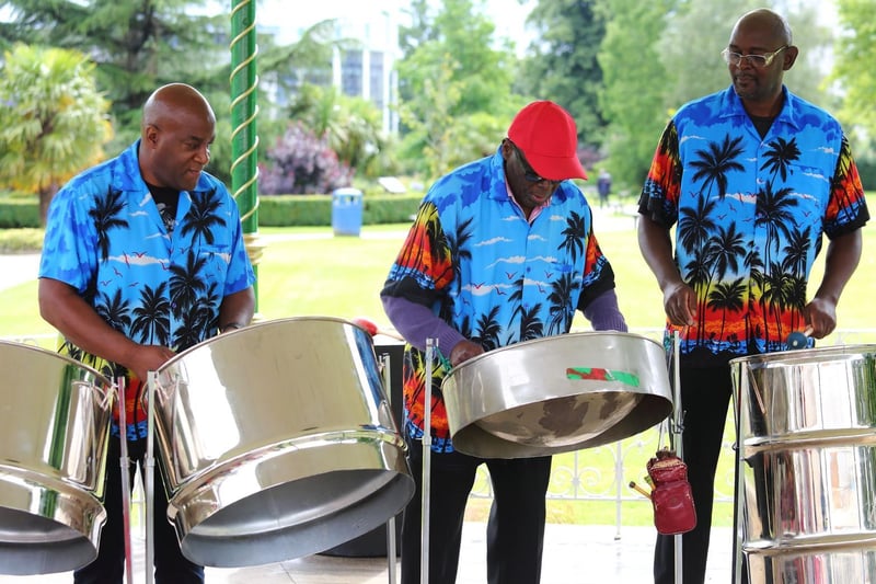 Phase 5 Steel Band delighted with their signature Reggae and Calypso hits