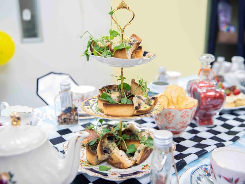 The 'Alice In Wonderland' themed grand opening of 'The Place To Bee' retro cafe and sweet shop in Kingsthorpe on Thursday, September 16 2021.