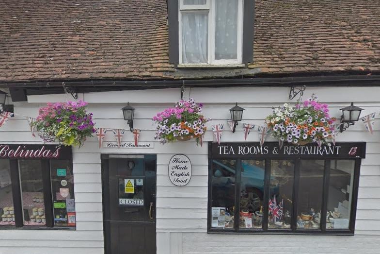 Belinda's Tea Rooms in Tarrant Street, Arundel has 4.4 out of five stars from 281 reviews on Google. Photo: Google